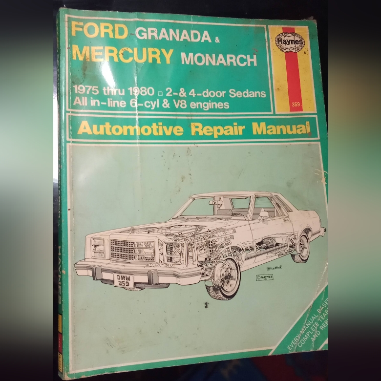 Mercury Monarch Automotive Repair Manual